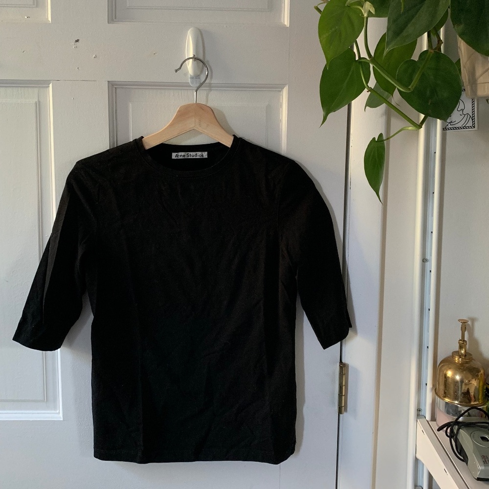 Acne black shirt